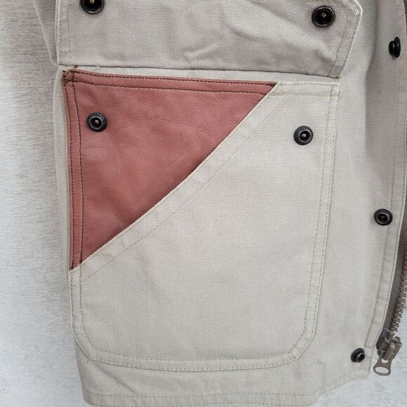 Outback Trading Company Shearer S Utility Vest Men's Large Canvas Vintage - Picture 5 of 16